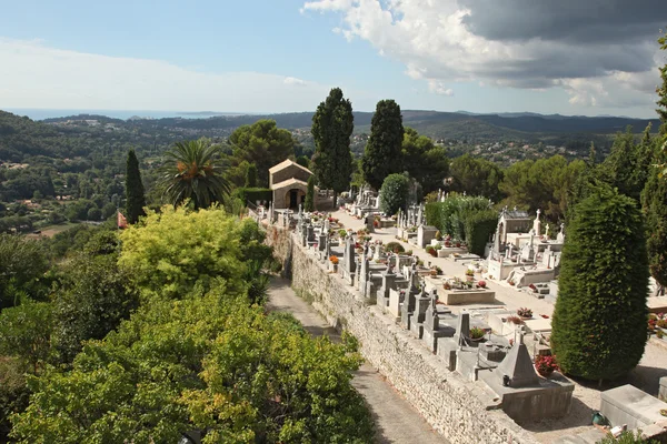 St. paul de vence begraafplaats, Frankrijk — Stockfoto