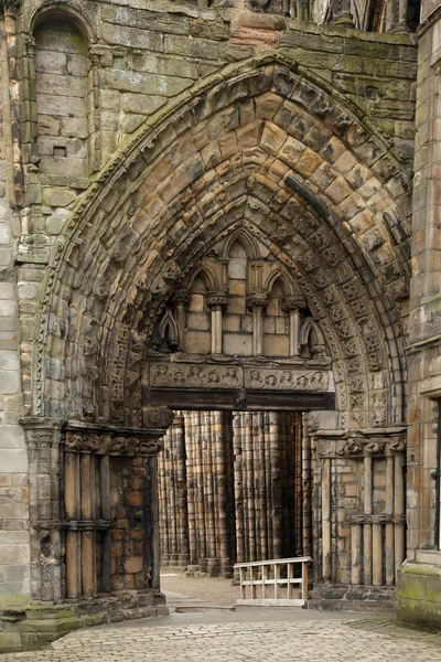 Ruins of Holyrood Abbey, Edinburgh — Stock Photo, Image