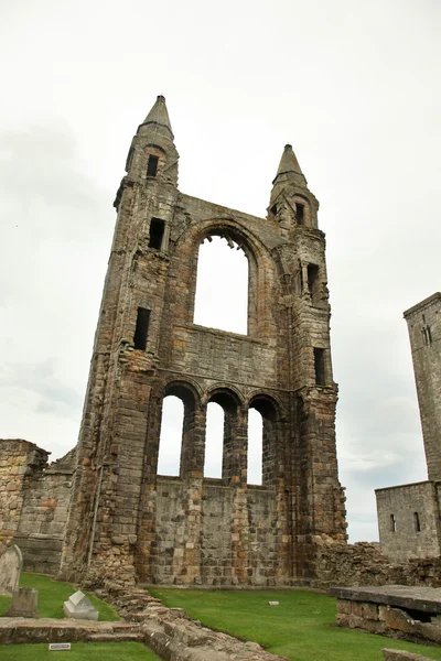 Ruiny katedry st andrews w Szkocji st andrews — Zdjęcie stockowe