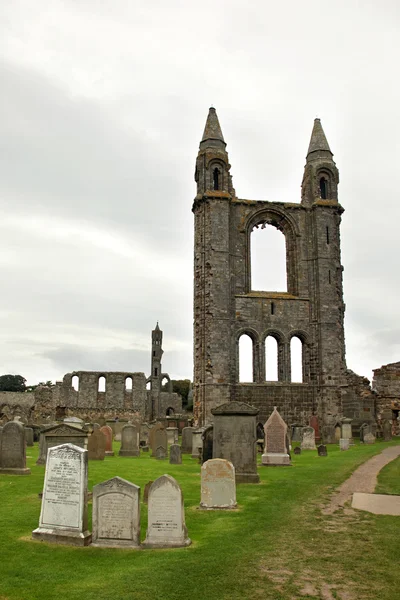Ruiny katedry st andrews w Szkocji st andrews — Zdjęcie stockowe