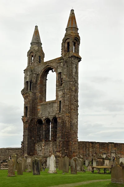 Fördärva av st andrews cathedral i st andrews Skottland — Stockfoto