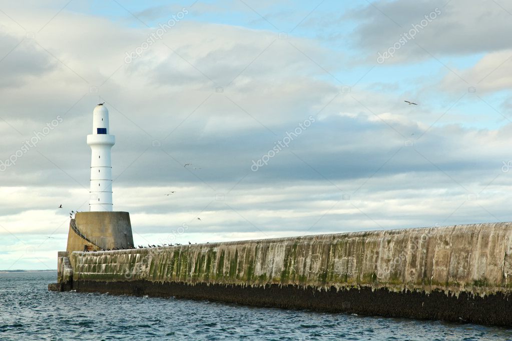 Lighthouse In Aberdeen Scotland Stock Photo C Trotalo 39159585