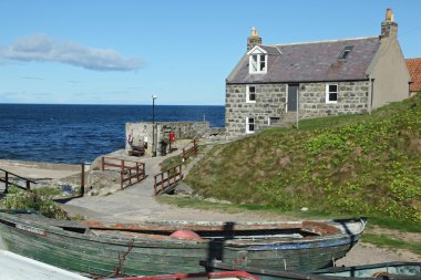 crovie, aberdeenshire - scotland, İngiltere