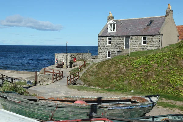 Crovie, aberdeenshire - scotland, İngiltere — Stok fotoğraf