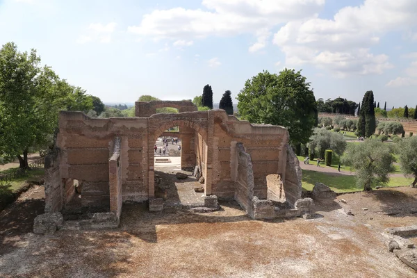 Αρχαία ερείπια του βίλα του Αδριανού (villa adriana στα ιταλικά) — Φωτογραφία Αρχείου