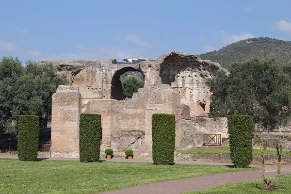 Starożytne ruiny willi Hadriana (villa adriana w języku włoskim) — Zdjęcie stockowe