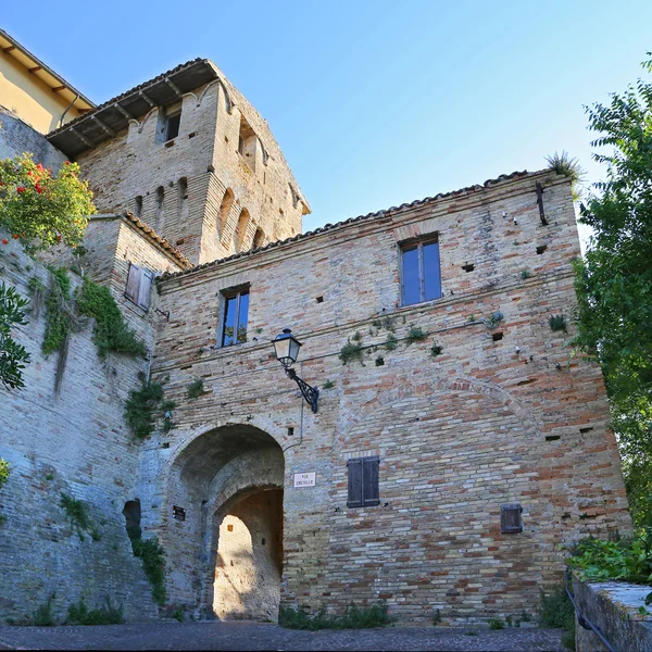 Castle of the old town of Grottamare, Ascoli Piceno — Stock Photo, Image