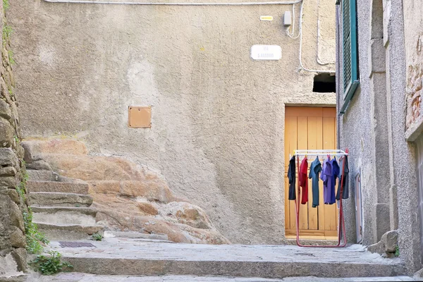 Gamla byn "slottet" i ön giglio, Toscana skärgård — Stockfoto