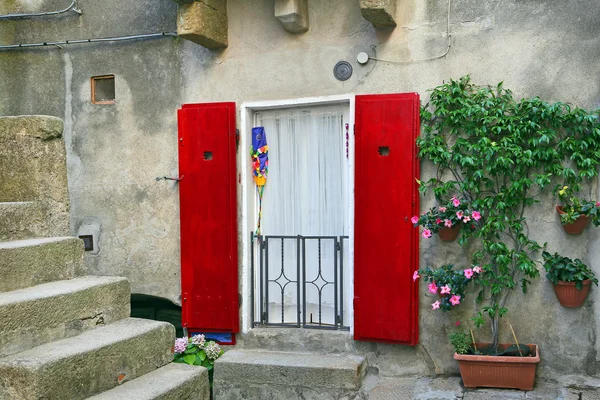 Ancient Village "Castelo" na ilha de Giglio, arquipélago da Toscana — Fotografia de Stock