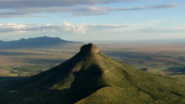 南非高山的空中景观 — 图库视频影像