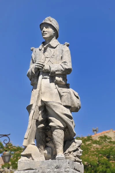 Estátua de um soldado da Primeira Guerra Mundial — Fotografia de Stock