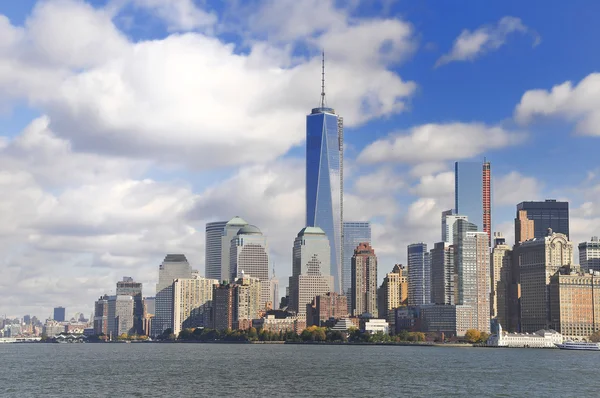 Puesta de sol sobre Manhattan —  Fotos de Stock