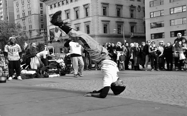 ニューヨークのストリート ダンサー ストック画像