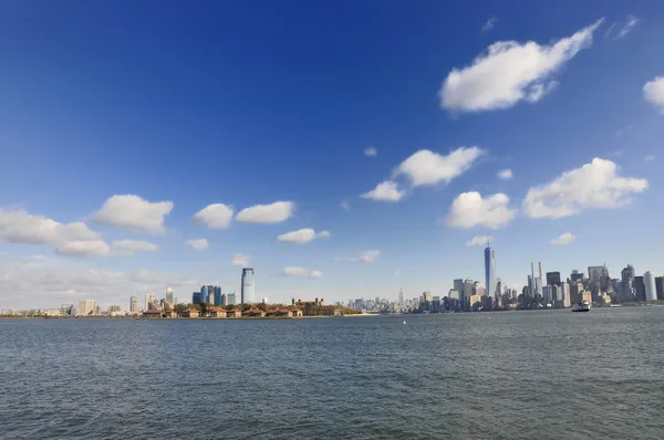 Ellis Island et Manhattan — Photo