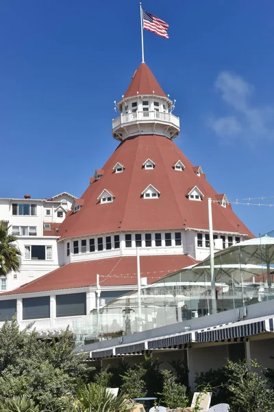Ιδιαίτερο Του Διάσημου Coronado Hotel Σαν Ντιέγκο Ηπα — Φωτογραφία Αρχείου