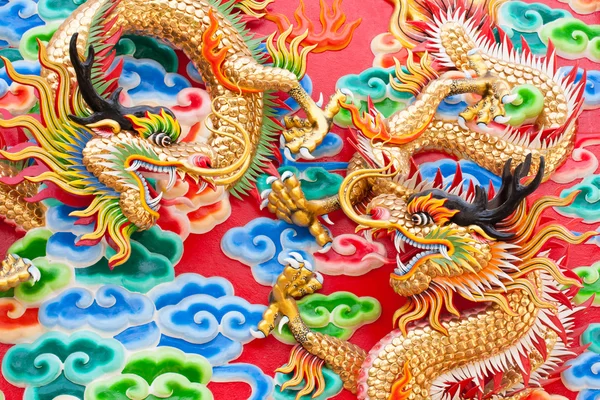 Chinese dragon statue — Stock Photo, Image