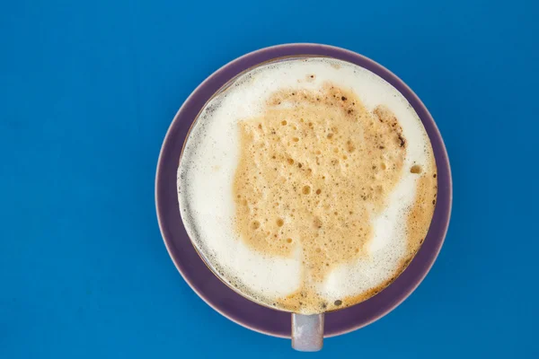 Cangkir kopi top view — Stok Foto