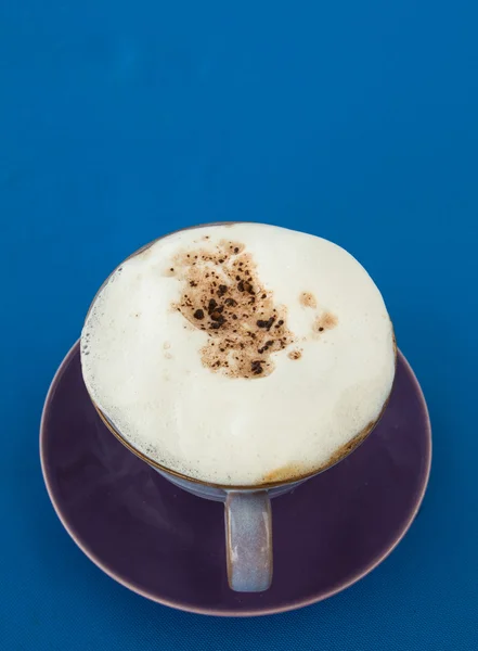 Kaffekopp ovanifrån — Stockfoto