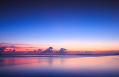 güzel gün batımı deniz, samui, Tayland