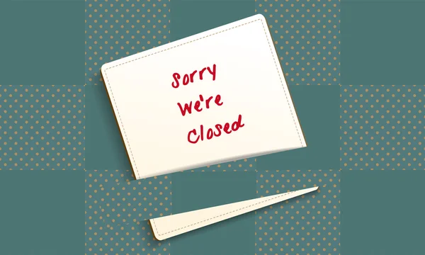 Vintage Store Sign - Closed — Stock Photo, Image
