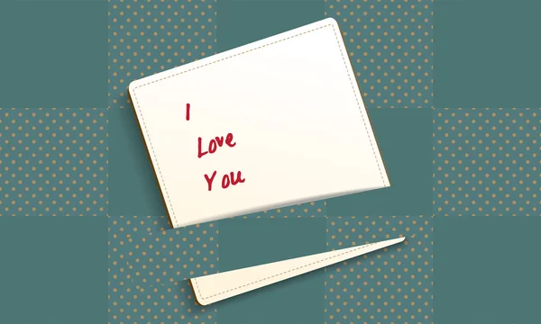 I love you card — Stock Photo, Image