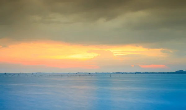 Blick in der Abenddämmerung auf der Insel Samui — Stockfoto