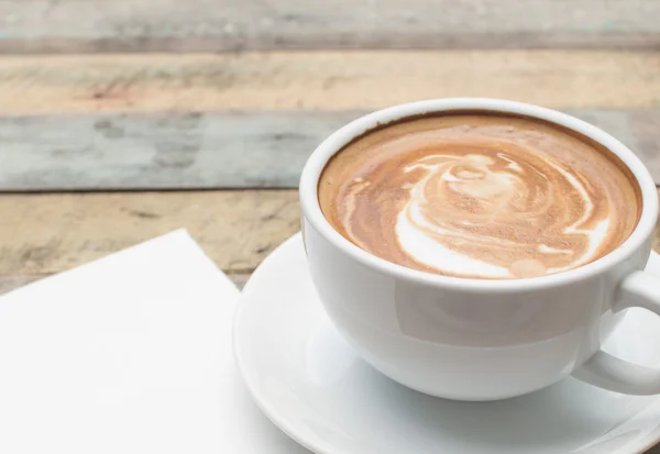 Tazza di caffè e carta — Foto Stock