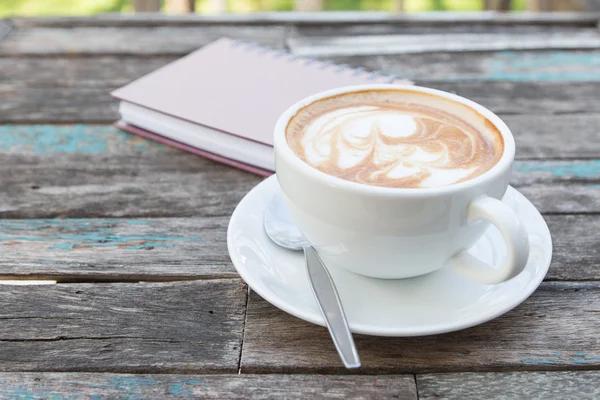 Kaffekopp och bärbara — Stockfoto