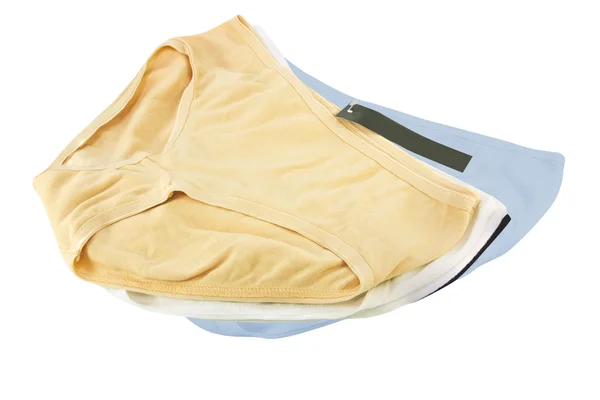 A pack of of simple women's cotton panties — Stock Photo, Image