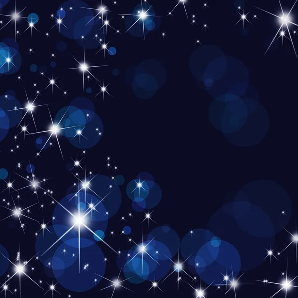 Stars burst on motion blue — Stock Photo, Image