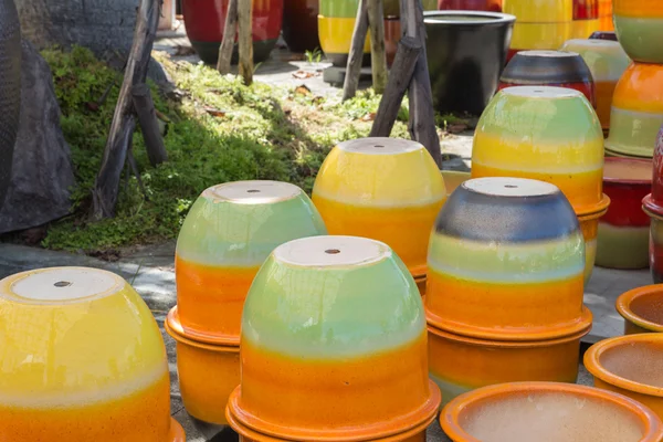Colorful jar handicraft — Stock Photo, Image