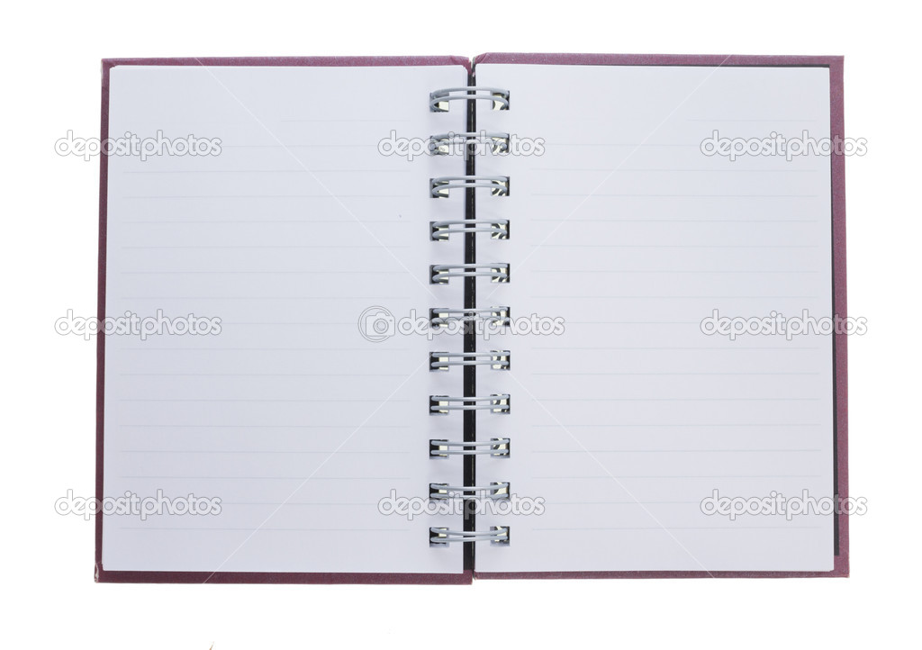 Open memo note book