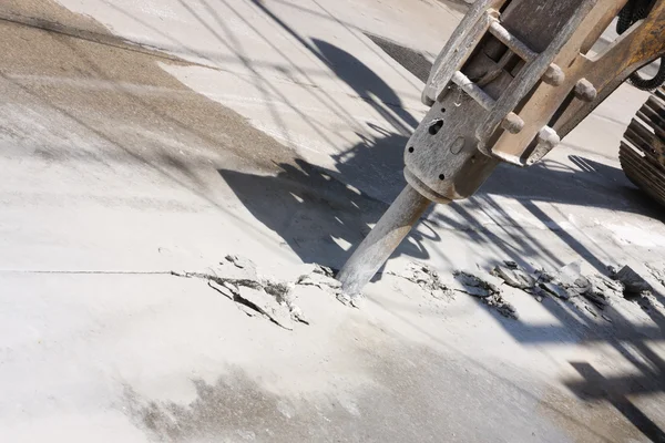 hydrohammer matkap ile sokak asfalt kırma Ekskavatör