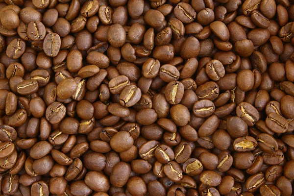 Kaffebönor bakgrund — Stockfoto