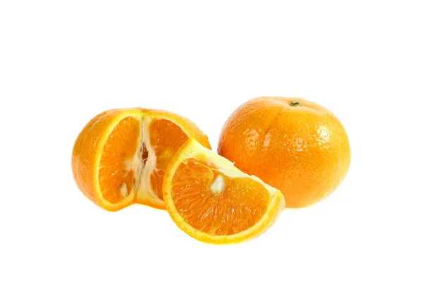 橙色水果切成薄片 — 图库照片
