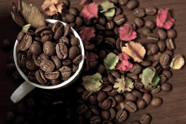 Kawa z suszonych kwiatów — Zdjęcie stockowe
