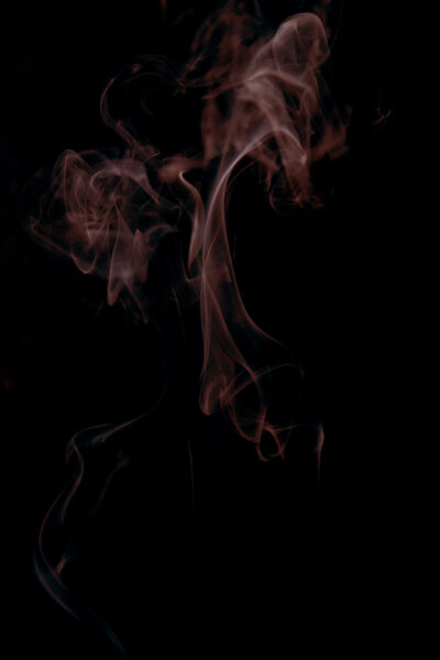 Abstract smoke on dark background