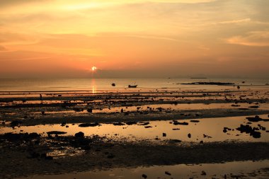 tropikal canlı gökyüzü