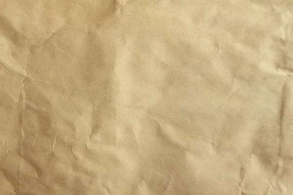 Crumpled brown paper — Stock Photo, Image