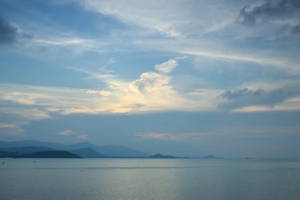 Cielo tropical al atardecer — Foto de Stock