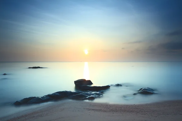 Sonnenuntergang am Meer — Stockfoto