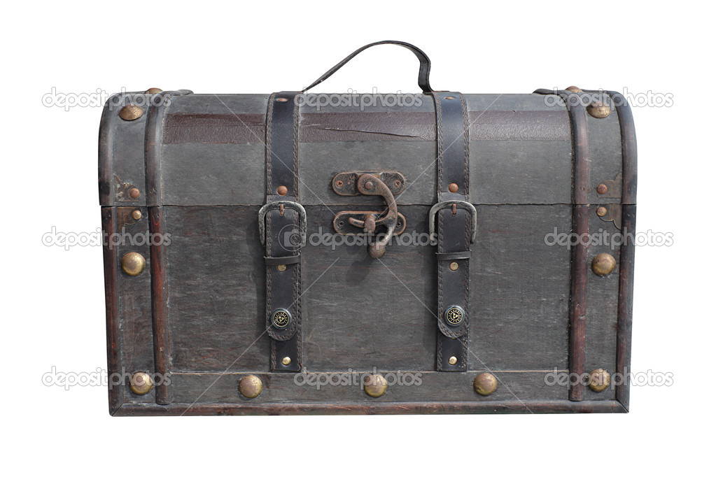 Old leather luggage