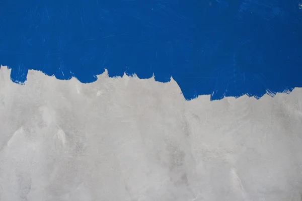 Blue painted on cement wall — Stock Photo, Image