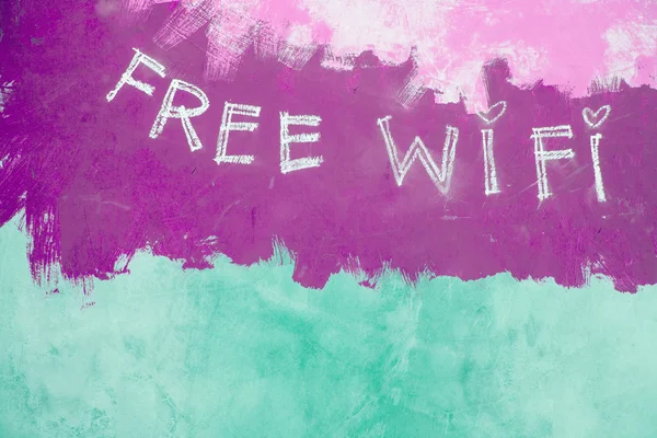 Free wifi sign — Stock Photo, Image