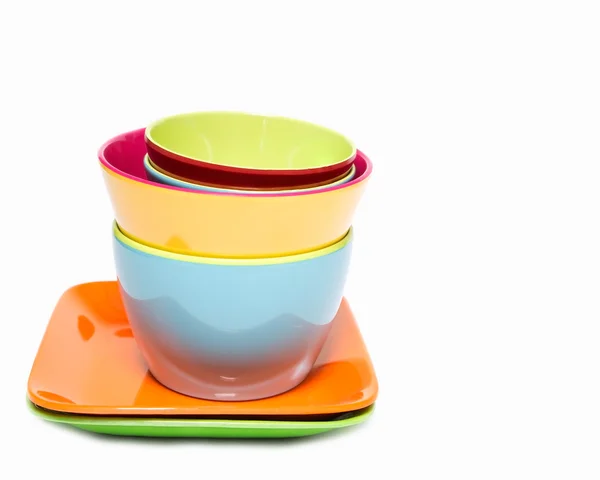 Tazón taza y plato — Foto de Stock