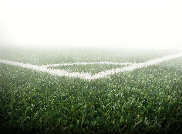 Soccer grass field — Stock Photo, Image