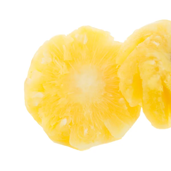 Fruta de piña en blanco — Foto de Stock