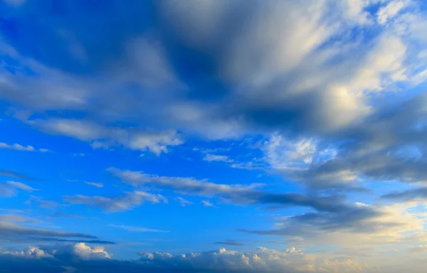 Blue sky  background at dawn — Stock Photo, Image