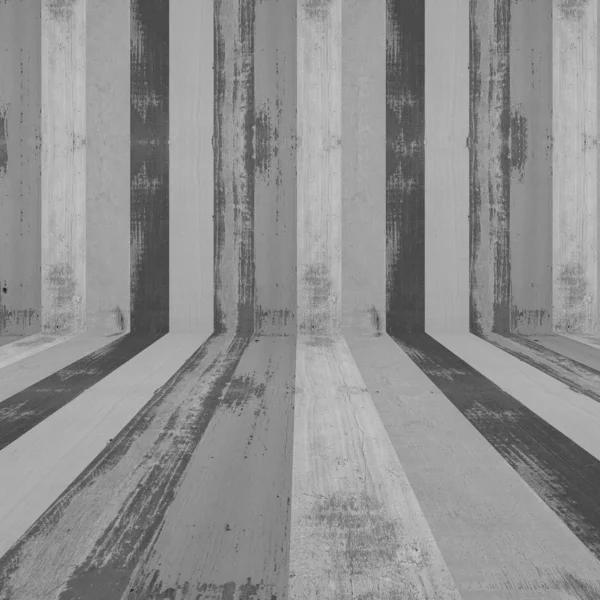 Retro wood plank textured background in black and white style — Stock Photo, Image