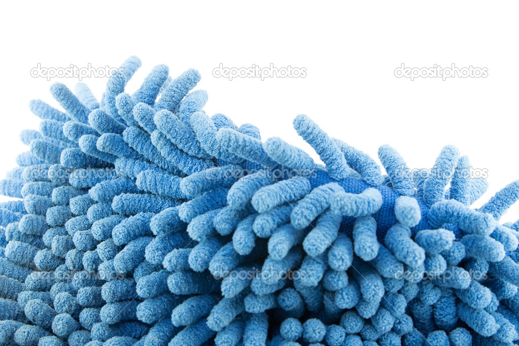 Blue wool background